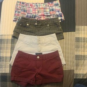 Bundle of 4 cotton shorts